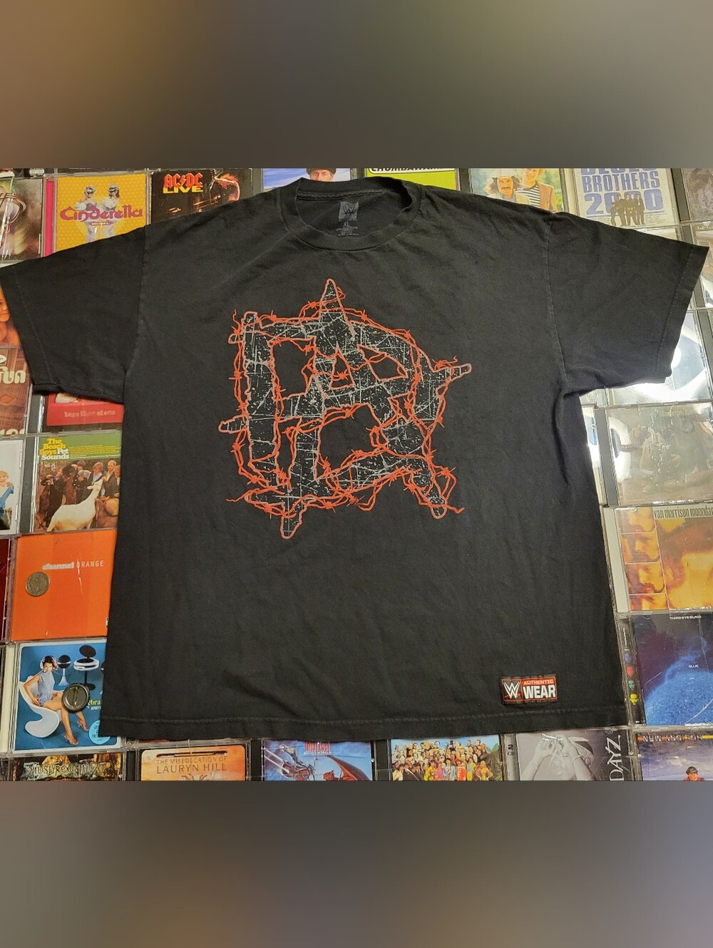 Dean Ambrose WWE Black Graphic Logo Tee - Men’s Short Sleeve Shirt